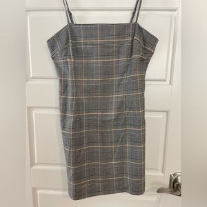 Plaid mini dress